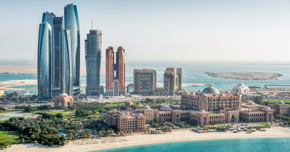 Picture of sea and skyscrapers in Abu Dhabi