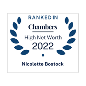 Nicolette Bostock ranked in Chambers HNW 2022