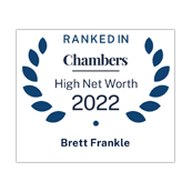 Brett Frankle ranked in Chambers HNW 2022