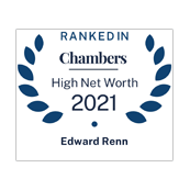 Edward Renn ranked in Chambers HNW 2021