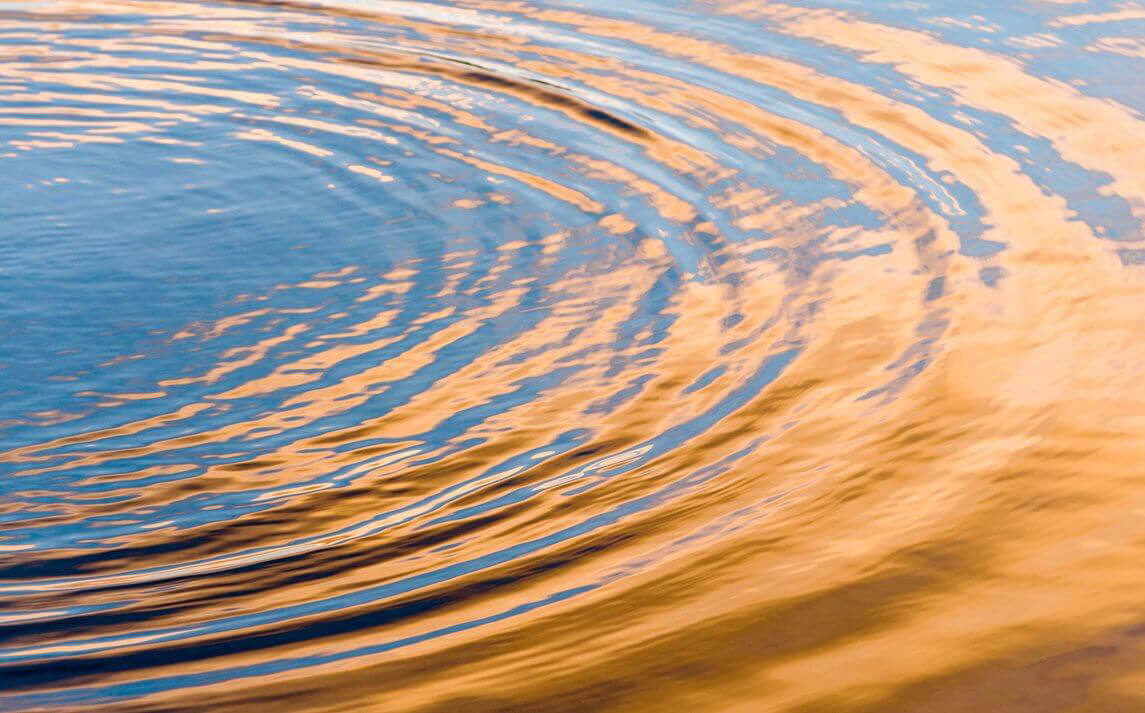 Picture of ripples in water