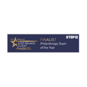 2020 STEP Private Client Awards finalist philanthropy team of the year 