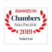 Mabel Lui ranked in Chambers Asia Pacific 2019