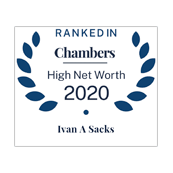 Ivan Sacks ranked in Chambers HNW 2020