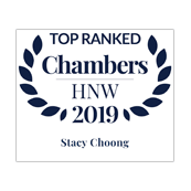 Stacy Choong top ranked in Chambers HNW 2019