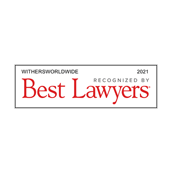2021 Recognized by Best Lawyers for Withersworldwide