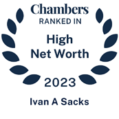Ivan Sacks ranked in Chambers HNW guide 2023