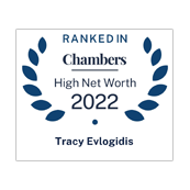 Tracy Evlogidis ranked in Chambers HNW 2022