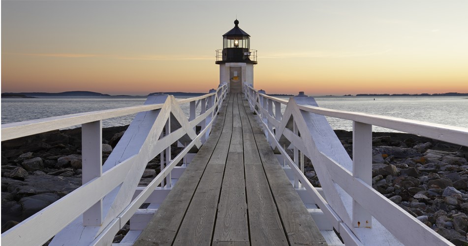 Picture of a pier leading up to a lighthouse