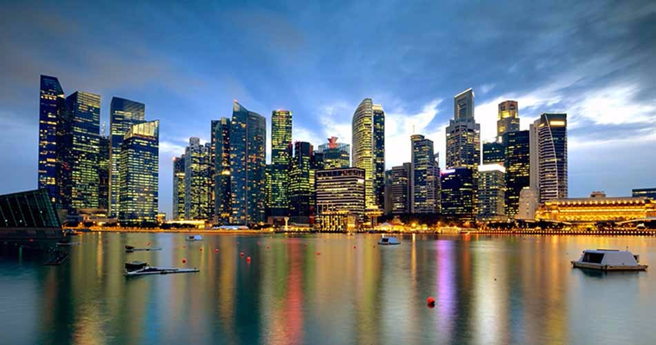 Picture of Singapore City Buildings