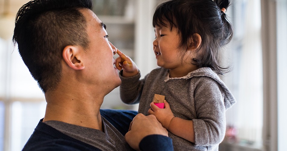 Picture of a father and daughter