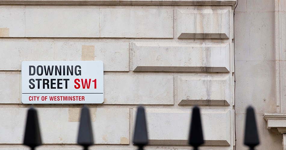 Picture a downing street sign