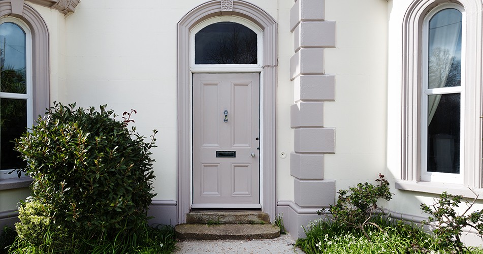 Picture of a front door to a house