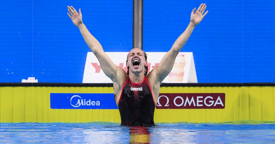Picture of a happy swimmer
