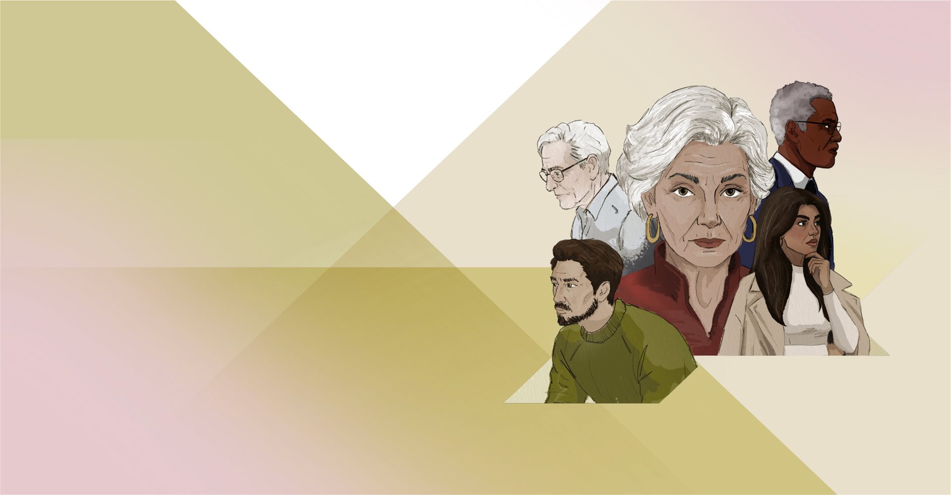 illustrated family portrait