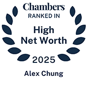 Alex Chung ranked in Chambers HNW 2025