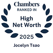 Jocelyn ranked in Chambers HNW 2025