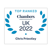Chris Priestley top ranked in Chambers UK 2022