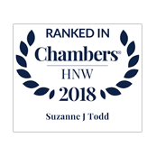 Suzanne J. Todd ranked in Chambers HNW 2018