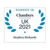 Stephen Richards ranked in Chambers UK 2018