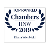 Diana Wierbicki top ranked in Chambers HNW 2019