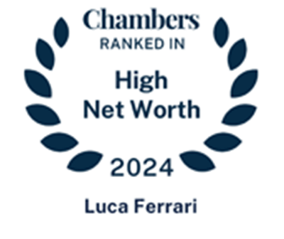 Chambers HNW 2024 recognition for Luca Ferrari