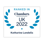 Katharine Landells ranked in Chambers UK 2022