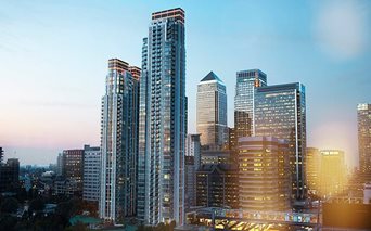 Canary wharf buildings