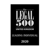 Leading Individual Legal 500 UK 2020