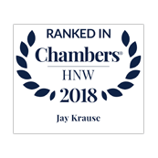 Jay Krause ranked in Chambers HNW 2018