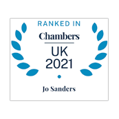 Jo Sanders ranked in Chambers UK 2021