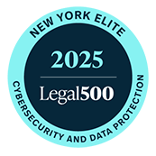 2025 Legal500 Cybersecurity Data Protection NY Elite badge