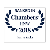 Ivan A. Sacks ranked in Chambers HNW 2018