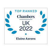 Elaine Aarons top ranked in Chambers UK 2022