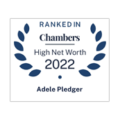 Adele Pledger ranked in Chambers HNW 2022