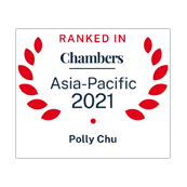 Polly Chu ranked in Chambers Asia Pacific 2021
