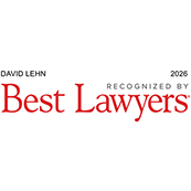 2026 Best Lawyers recognition badge for David Lehn