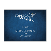 Studio dell'anno finalist for tax consultancy from Top Legal Awards in 2018