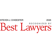 2026 Best Lawyers recognition badge for Steven Chidester