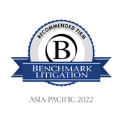2022 Benchmark Litigation recommended firm