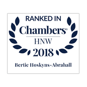 Bertie Hoskyns-Abrahall ranked in Chambers HNW 2018