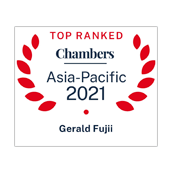 Gerald Fujii top ranked in Chambers Asia Pacific 2021