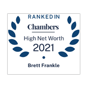Brett Frankle ranked in Chambers HNW 2021