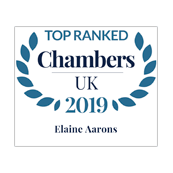 Elaine Aarons top ranked in Chambers UK 2019