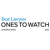 2026 Best Lawyers recognition badge for Cynthia Chen