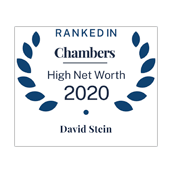 David Stein ranked in Chambers HNW Private Wealth Law 2020