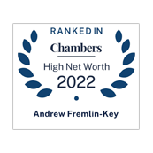 Andrew Fremlin-Key ranked in Chambers HNW 2022
