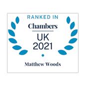 Matthew Woods ranked in Chambers UK 2021