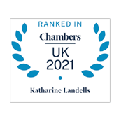 Katharine Landells ranked in Chambers UK 2021