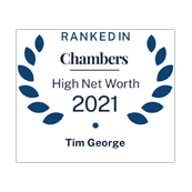 Tim George ranked in Chambers HNW 2021